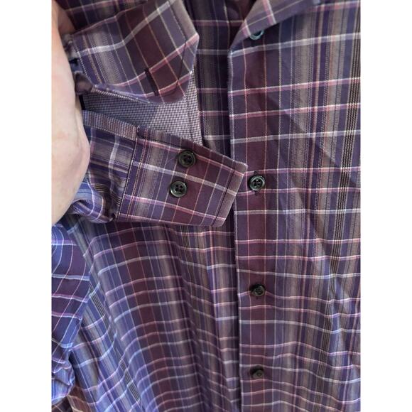 Tommy Bahama Camp Shirt‎ Sun Plaid Viola Purple Size XXL 194156 - Picture 7 of 12